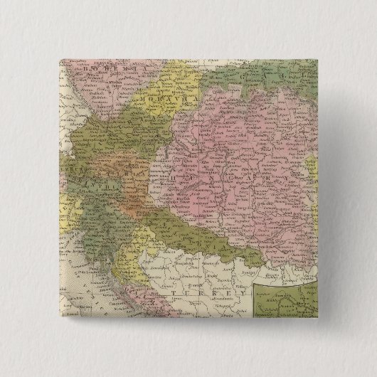 Oostenrijks keizerrijk 2 vierkante button 5,1 cm (Voorkant)