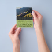 Oostenrijks landschap, reisbureau Adverteren Flyer (Hand)