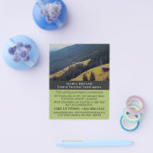 Oostenrijks landschap, reisbureau Adverteren Flyer (Enkel)