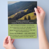 Oostenrijks landschap, reisbureau Adverteren Flyer (Hand)