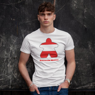 Oostenrijks Meeple Mannen Shirt