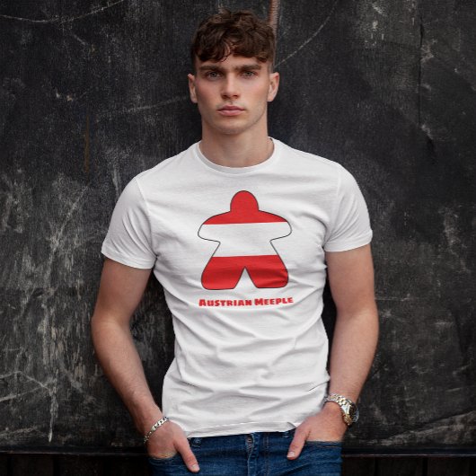 Oostenrijks Meeple Mannen Shirt