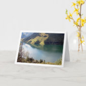 Oostenrijks meerlandschap kaart (Gele Bloem)