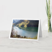 Oostenrijks meerlandschap kaart (Voorkant)