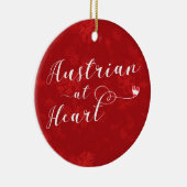 Oostenrijks Ornament voor hart en kerstbomen (Rechts)