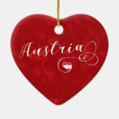 Oostenrijks Ornament voor hart- en kerstbomen, Oos (Achterkant)