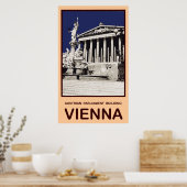 Oostenrijks parlement - Wenen Poster (Keuken)