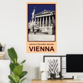 Oostenrijks parlement - Wenen Poster (Thuiskantoor)