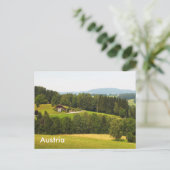 Oostenrijks platteland briefkaart (Staand voorkant)