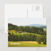 Oostenrijks platteland briefkaart (Voorkant / Achterkant)