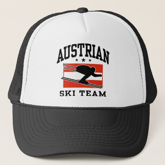Oostenrijks skiteam trucker pet (Voorkant)