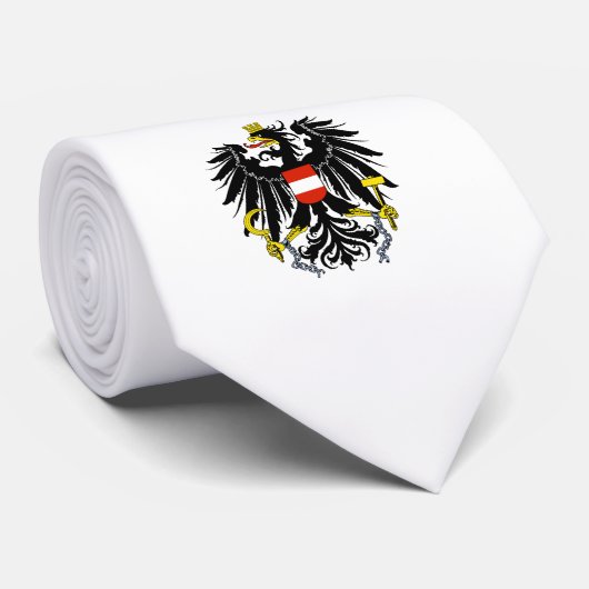 Oostenrijks wapenschild stropdas (Opgerold)