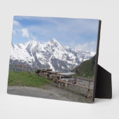 Oostenrijkse Alpen, aangepast plaquette Fotoplaat (Zijkant)