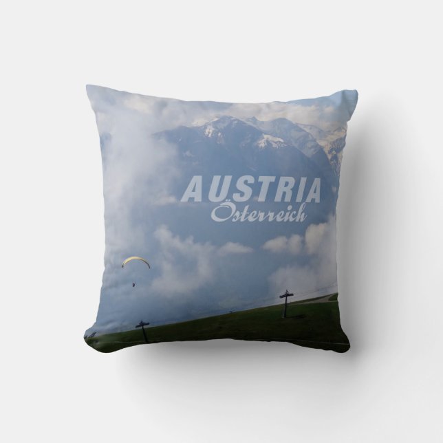 Oostenrijkse Alpen, aangepaste kussen (Voorkant)