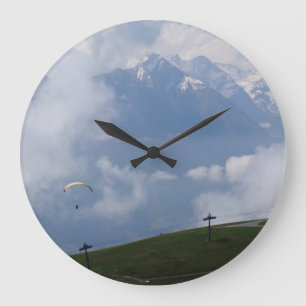 Oostenrijkse Alpen, aangepaste wandklok