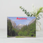 Oostenrijkse Alpen-kaart (Staand voorkant)