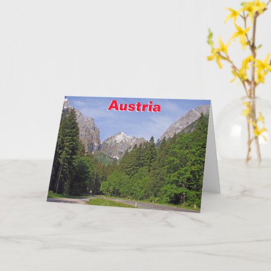 Oostenrijkse Alpen Kaart (Gele Bloem)