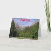 Oostenrijkse Alpen Kaart (Voorkant)