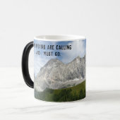 Oostenrijkse Alpen met prijsopgave Magische Mok (Voorkant links)