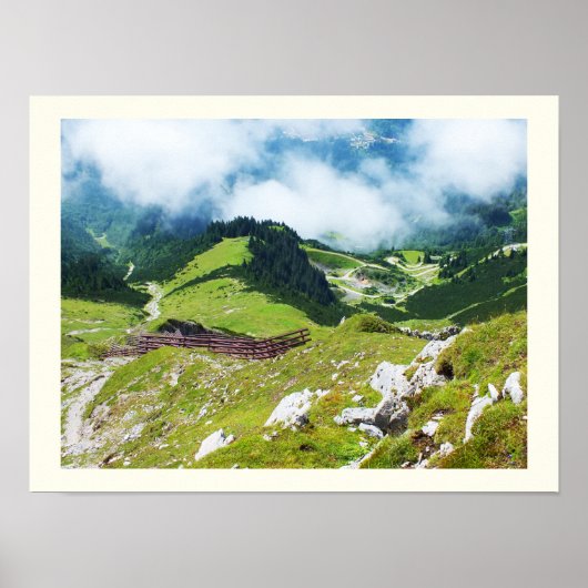 Oostenrijkse Alpen Poster (Voorkant)