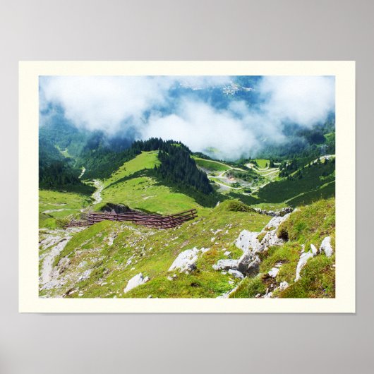 Oostenrijkse Alpen Poster (Voorkant)