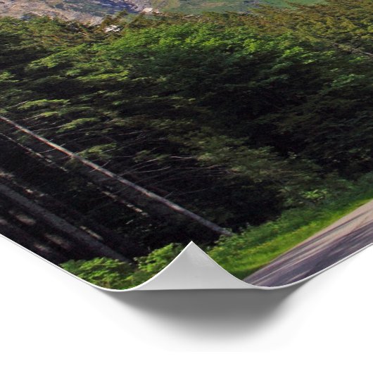 Oostenrijkse Alpen Poster (Hoek)