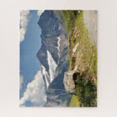 Oostenrijkse Alpen Schitterende Berg Legpuzzel (Verticaal)