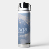 Oostenrijkse Alpen Waterfles (Achterkant)