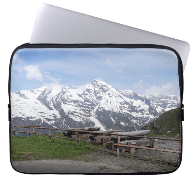 Oostenrijkse Alps aangepaste laptophoezen Laptop Sleeve (Voorkant)