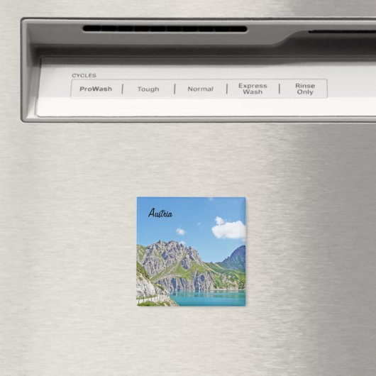 Oostenrijkse bergen in Vorarlberg Magneet (Insitu (Vaatwasser))