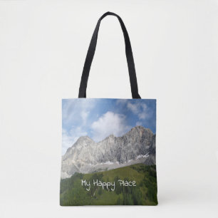 Oostenrijkse bergtoppen tote bag