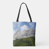 Oostenrijkse bergtoppen tote bag (Achterkant)