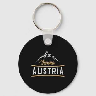 Oostenrijkse cadeau-shirts Ltd Wenen Oostenrijk Re Sleutelhanger
