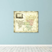 Oostenrijkse Cirkel van de Heilige Roomse Rijk Kaa Canvas Afdruk (Insitu (Houten vloer))