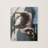 oostenrijkse herder rode tri houdt van pic legpuzzel (Verticaal)