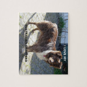 oostenrijkse herder rode tri houdt van pic legpuzzel