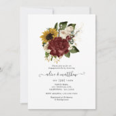 Oostenrijkse herfst - Herfst Floral Engagement Par Kaart (Voorkant)