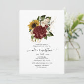 Oostenrijkse herfst - Herfst Floral Engagement Par Kaart (Staand voorkant)