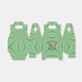 Oostenrijkse Ierse Amerikaanse Shamrock vlag geper Bedankdoosjes (Uitgevouwen)