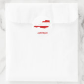 OOSTENRIJKSE KAART RONDE STICKER (Tas)