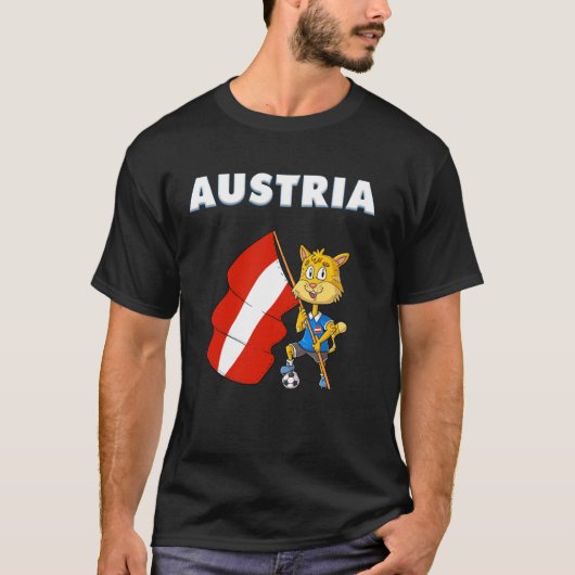 Oostenrijkse Kat T-shirt (Voorkant)