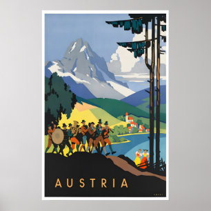 Oostenrijkse kunst reis Venetië Oostenrijkse wande Poster