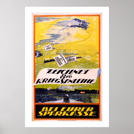 Oostenrijkse lening uit de 8e oorlog (wit) poster (Voorkant)