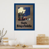 Oostenrijkse lening uit de vijfde oorlog (canvas) poster (Keuken)