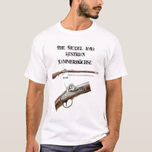 Oostenrijkse M1849 Kammerbüchse geweer musket Amer T-shirt
