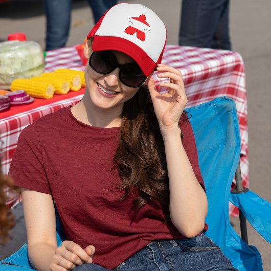 Oostenrijkse Meeple Hoed Trucker Pet