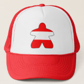 Oostenrijkse meeple trucker hoed pet (Voorkant)