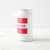 Oostenrijkse nationale vlag bierpul (Voorkant links)