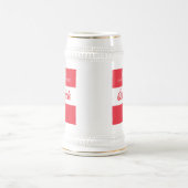 Oostenrijkse nationale vlag bierpul (Center)