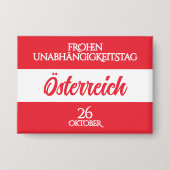 Oostenrijkse nationale vlag button (Voorkant)